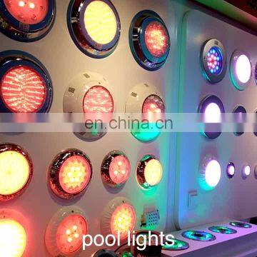 Wall Hanging Stainless Steel  Remote Control Led Underwater Waterproof 12V Ip68 24w 18w Led Pool Lights