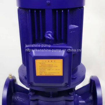 ISG pipeline centrifugal vertical water pump