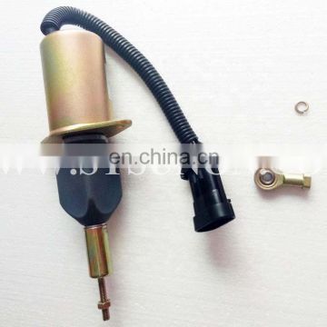 Construction machinery diesel engine spare part 24V shut-off Solenoid valve 3919019