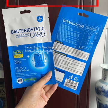 Portable Chlorine Dioxide Lanyard Air Space Sterilization Vlrus Disinfection Protection Card photo-5