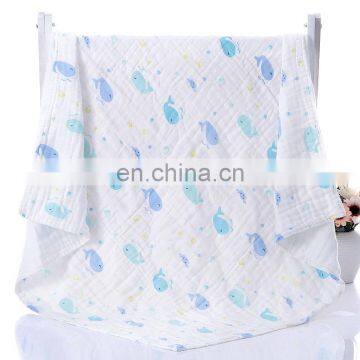 Baby Blankets Baby Swaddle Super Soft Baby Bath Towel Muslim 6 Layer 100% Cotton Newborn Swaddle Warp photo-4