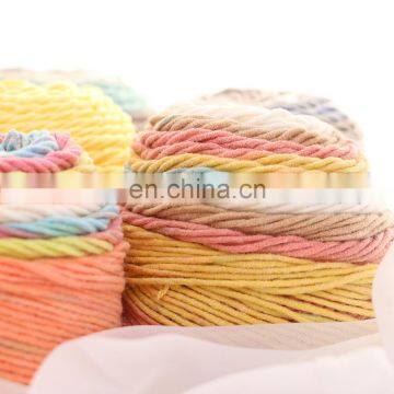 New Type Color Cotton and Acrylic Blend Rainbow Yarn for Scarf photo-2