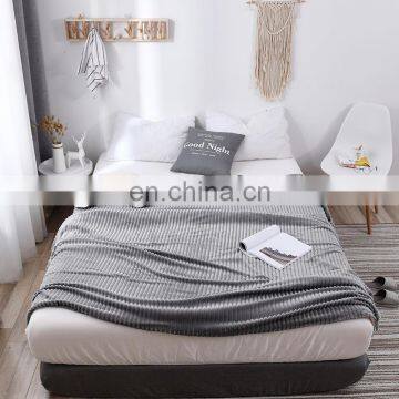 Custom Polyester Knitted Sherpa Blanket Multicolor High Quality Blanket photo-7