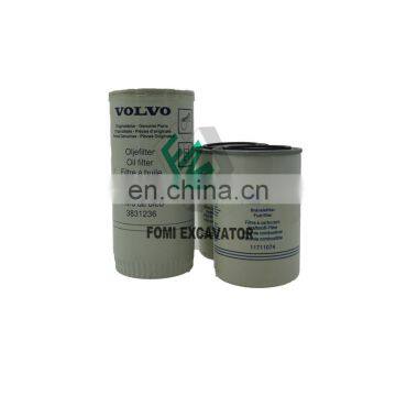 New VOE Excavator Spare Parts excavator filter Oil filter 3831236