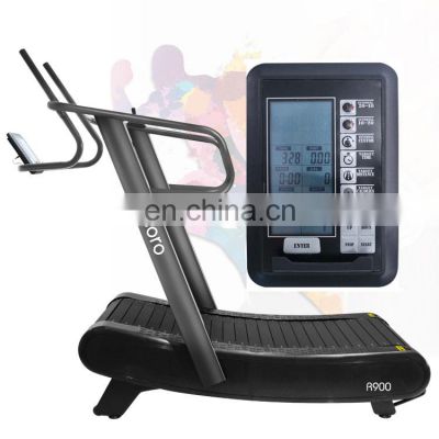 buy a treadmill Convenient transport manual commercial treadmill innovate treadmill belt curved  running machine