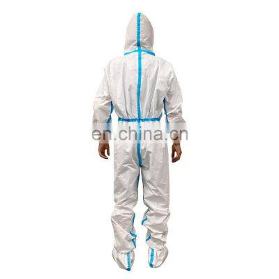 Medical Anti Virus Ventilation clothing CE Anti static Disposable hazmat Protection Suites Protective Coverall