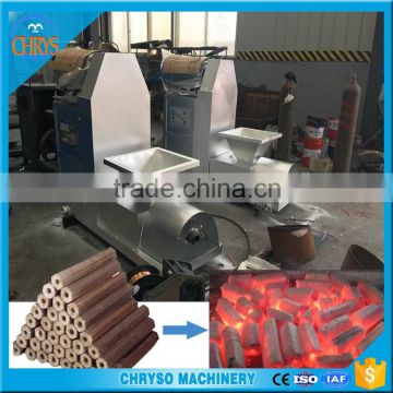 China Charcoal wood sawdust press machine with propeller parts