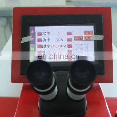 High Performance 200w Gold Silver Filled Jewellery Laser Welder Machine With Jewelry Microscope for Spot Welding