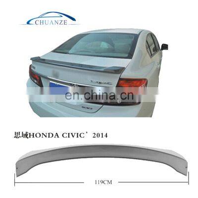 HOT SALE GOOD QUALITY FOR CIVIC 2014 REAR LIP SPOILER  CAR SPOILER DIGGY SPOILER