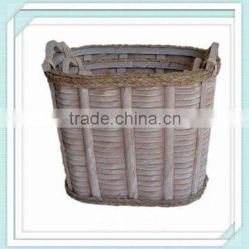 cheap oral wicer firewood basket wholesale