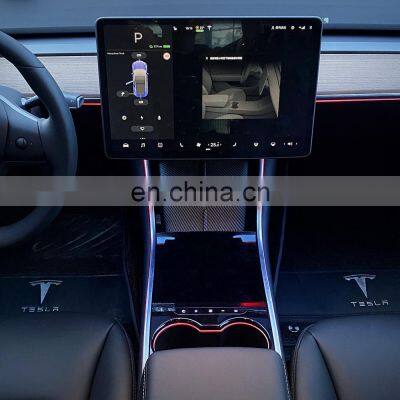 Auto Tuning Parts Car Interior Accessories Ambient Lighting for Tesla Model 3  Kit Car Electric