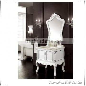 American style white painted bathroom cabinet