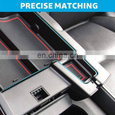Interior Accessories Parts Silicone Armrest Rest Storage Box Center Control Console Organizer Tray For Dodge Ram 1500 2500 3500 photo-4