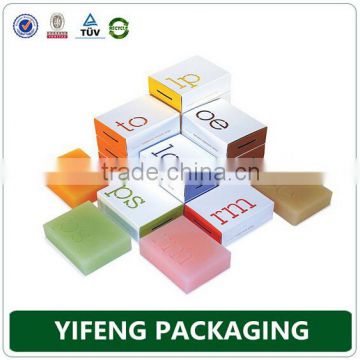 Customized soap packaging box / soap box packaging / bar soap box mini folding box