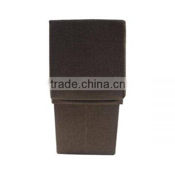 Superfine Leather Filling Foam Ottoman photo-6