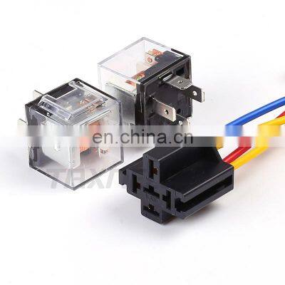 Waterproof Automotive Relay DC 12V 40A 5 Pin 5Pin SPDT Car Control Device Car Relays High Capacity Switching