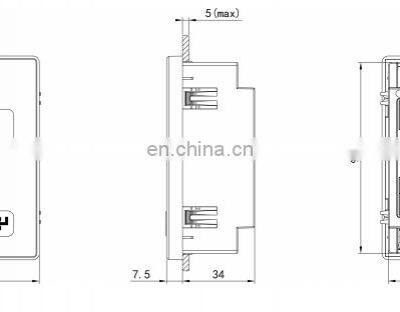 LNF32 Smart Building LCD Display Single Phase Digital Power 96x96 Panel Meter photo-3