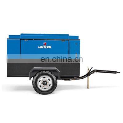 Liutech diesel 300 cfm compressor for jack hammer