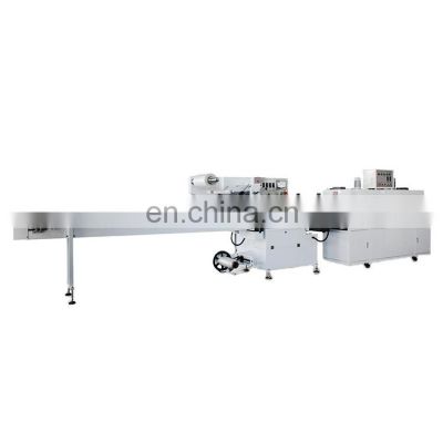 RS-590 Automatic Flow Wrapper Horizontal Wrapping Machine Shrink Tunnel