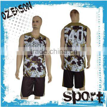 good quality sleeveless china custom basketball uniforms for men