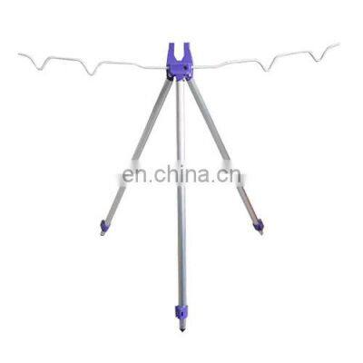 Outdoor 3 Telescopic Legs Support 5 Rods Fishing Tackle Tools Accessory Sea Beach Fishing Rod Rests Tripod Stand Holder