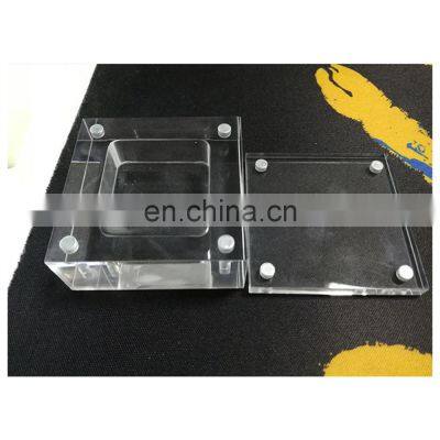 Loose Diamond Magnetic gem Acrylic Display Box Show Case Acrylic