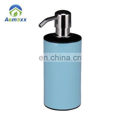 Hotel Decoration Blue Plastic Auto Open Toilet Brush Holder Beach Theme Bathroom Accessories photo-2