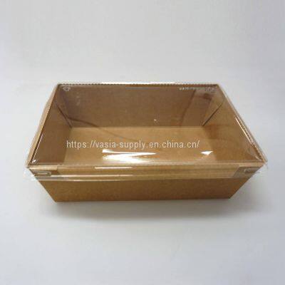 700ml Lunch box Nature Kraft Paper Lunch Box for deli sides,pasta