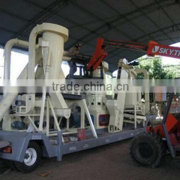 Argentina 2-3T/H Mobile wood pellet production line