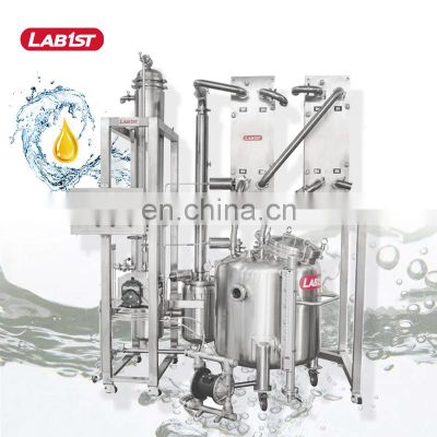 Vacuum ethanol recovery falling film evaporator