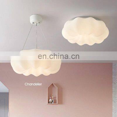 Cloud Chandelier Nordic Creative Pumpkin LED Ceiling Light Restaurant Decor Cloud Lights For Home Living Room Lighting