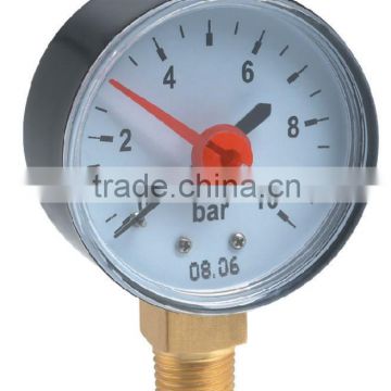 PRESSURE GAUGE ,Double pointer AIR GAUGE plastic case,