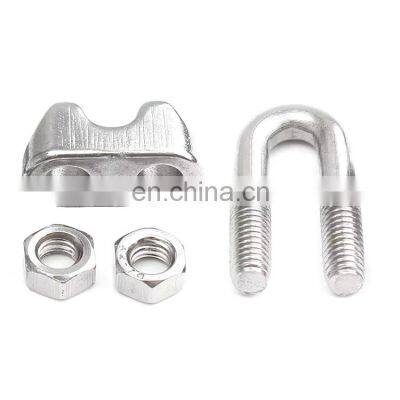 JRSGS Wholesale 3mm - 26mm Rigging Hardware Galvanized/ Stainless Steel DIN 741 Wire Rope Clip Cable Clamp photo-5