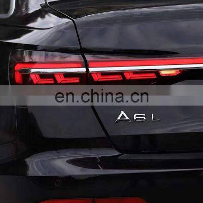 Modified to the Latest Full LED Through Taillamp Taillight With Dynamic for AUDI A6 C8 Tail Lamp Tail Light 2019-2021 photo-2