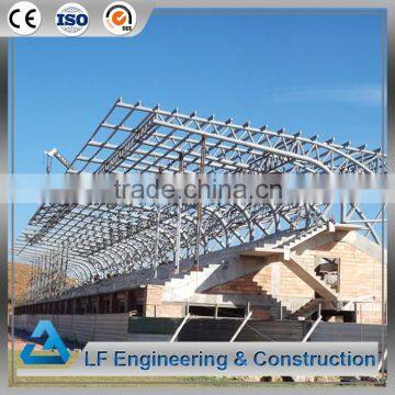 Building structure fabrication prefabricated steel roof truss design