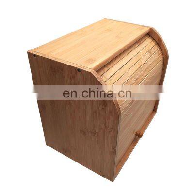 Wholesale High Quality Kitchen Premium With Lid Bamboo Bread Storage Box Pantry Organizer Kitchen & Tabletop photo-3