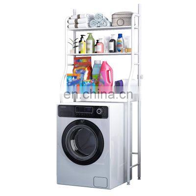 Hot Selling Laundry Shelf Over Toilet Washing Machine Storage Rack Above Washer Dryer Standing Bathroom Organizer Storage Rack