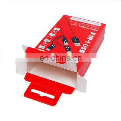 Free Samples OEM Manufacturer Folded Custom Logo Printed White Card Paper Packing Mobile Power Bank Paper Battery Packaging Box photo-3