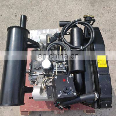 Hot Sale Water Cooled 2 Cylinders 4 Stroke SCDC Small Diesel Machines Engine EV80 photo-2