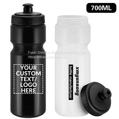 BPA free plastic fitness water bottle with custom logo printing