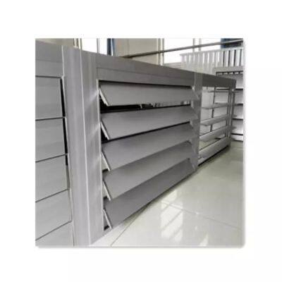 Customized Electric Louver Window Prices Security Outdoor Sunshade Aluminum Louvers for Wall Decoration photo-5