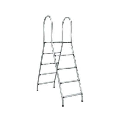 SP Stainless Steel Portable Pool Ladder Two Sided with Anti-Slip Feature Premium Swimming Pool Accessories