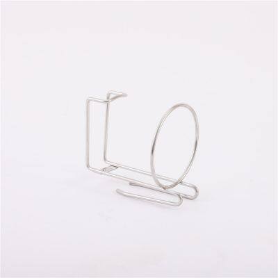 Stock Available Medical Stainless Steel Metal Hand Sanitizer Hook Rack Hospital Wall Holder Hanger basket