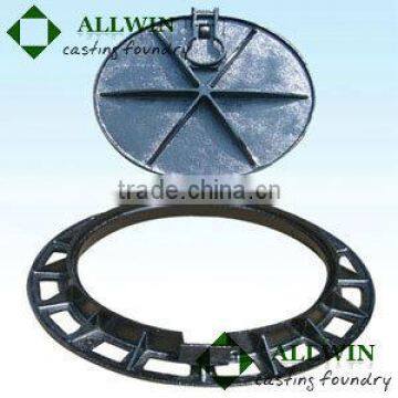 cast iron sewage manhole cover