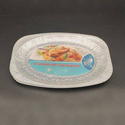 Longstar Disposable Oval Aluminum Foil Tray for Roasting Serving Baking and Food Catering Export Use photo-2