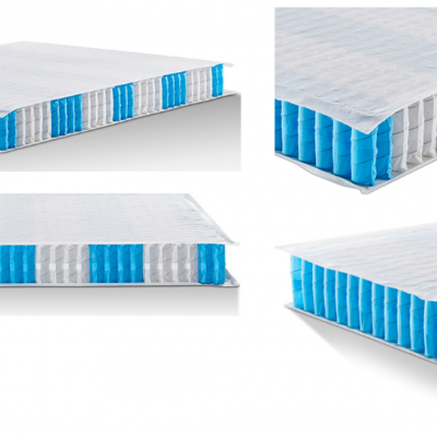 Независимая пружинная сетка для кровати с тканевыми мешочками, пружинные мешки из нетканого материала, полуфабрикат пружинной сетки для кровати для гостиниц и домашнего использования