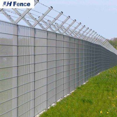 Высококачественная термозакаленная оцинкованная противорезкая и антивзлетная сетка для ограждения с превосходным покрытием, граничный забор, стеновой забор