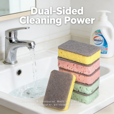 High Efficiency Sponge Gluing Machine for Cleaning Pad Production photo-4