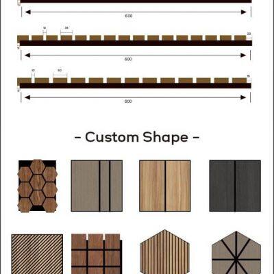 Factory Wholesale Soundproof Wall Panels MDF Akupanel Wood Slat Panel photo-5