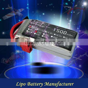 Custom li polymer battery rechargeable 7.4v 3.7v li-polymer battery 1500mah